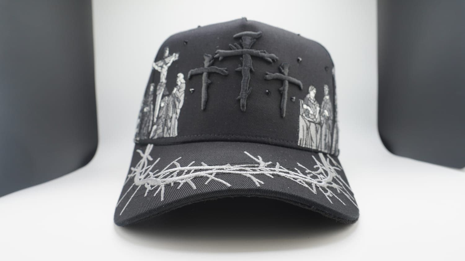 Gorra Cristo religiosa negra