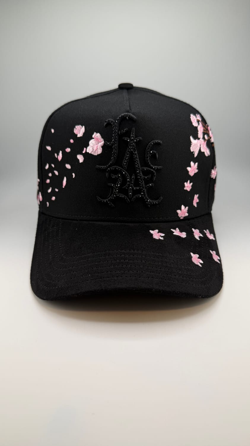 Gorra cerezo samurái negra