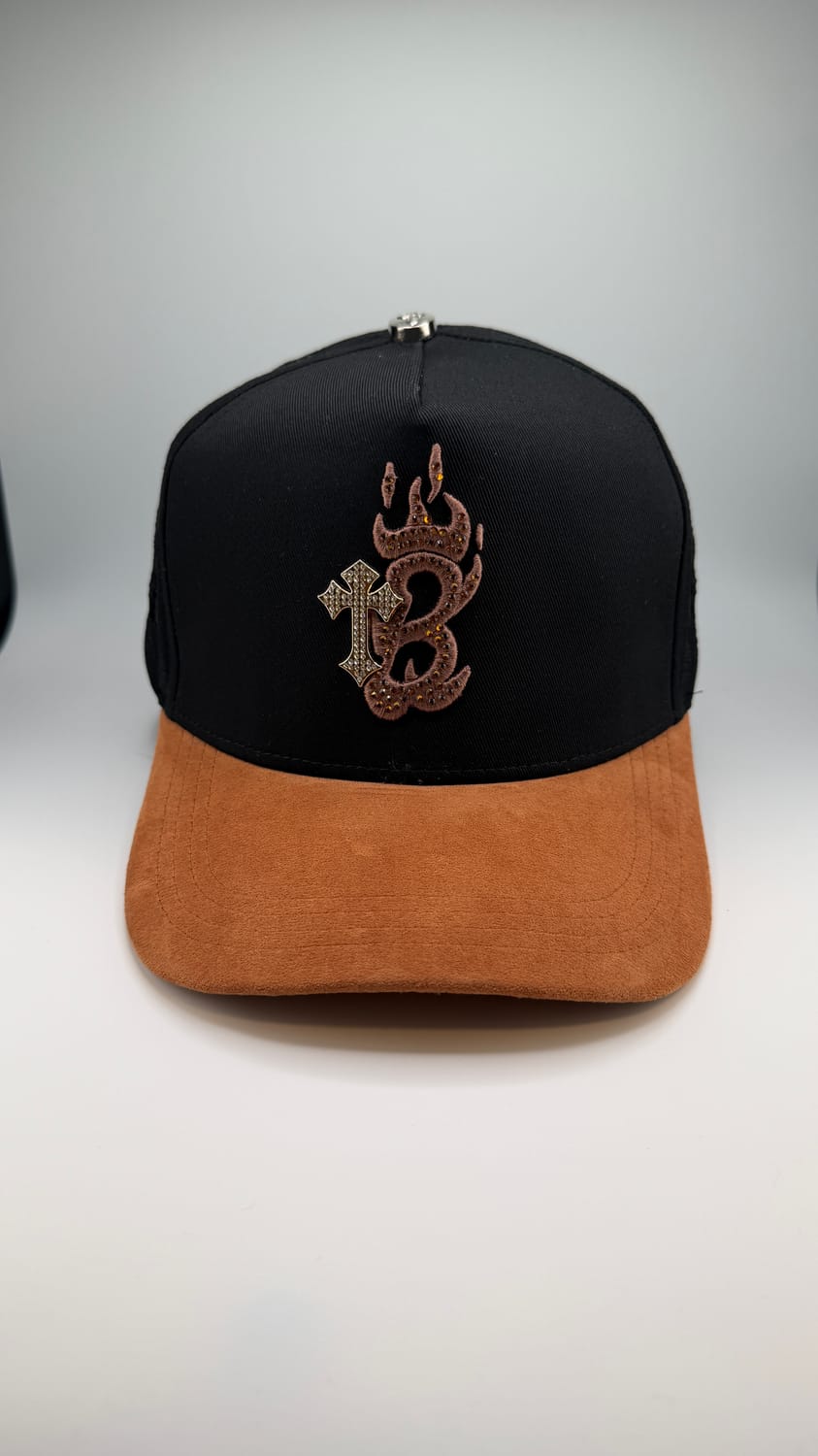 Gorra llamas visera café
