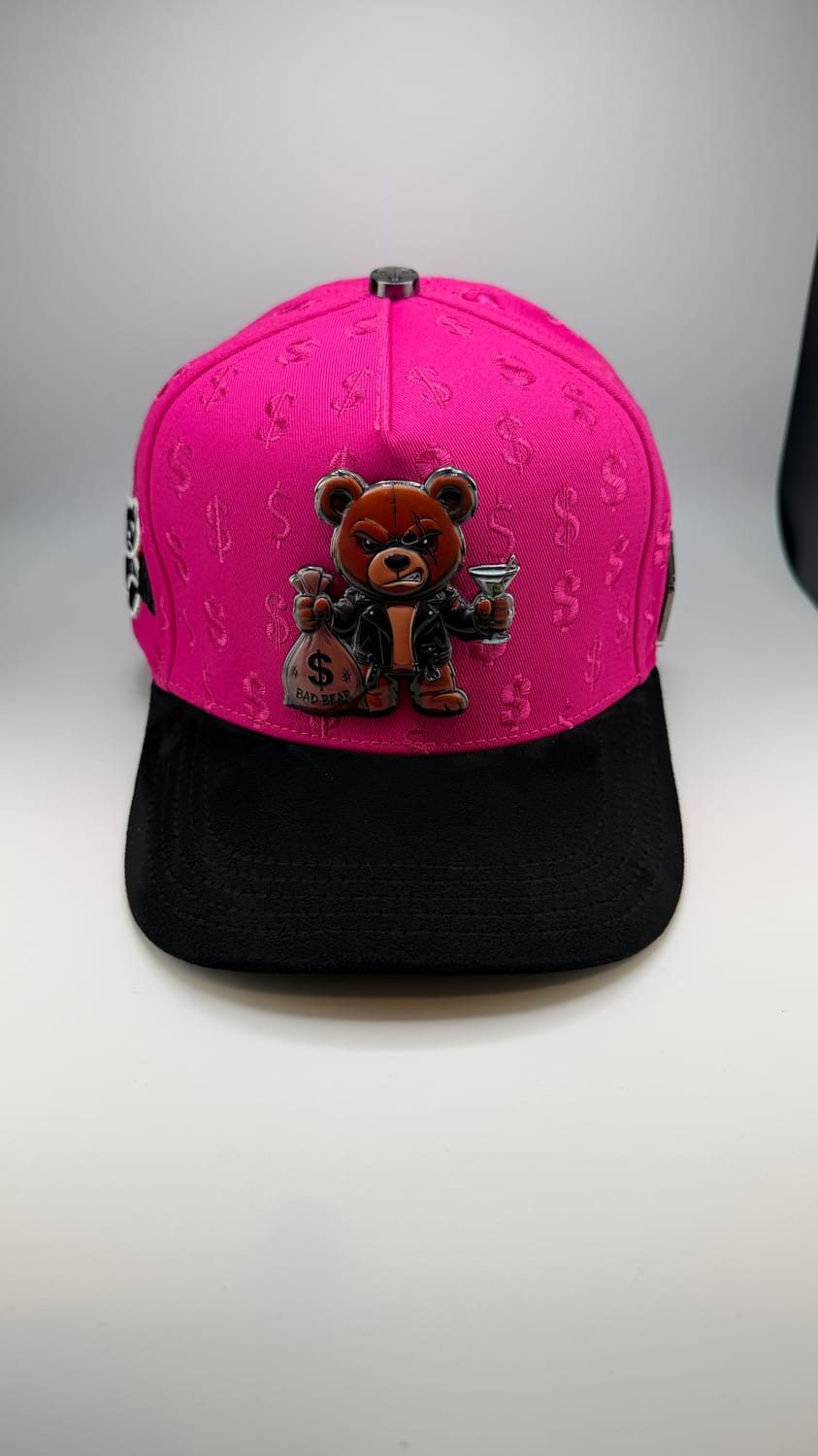 Gorra osito rosa